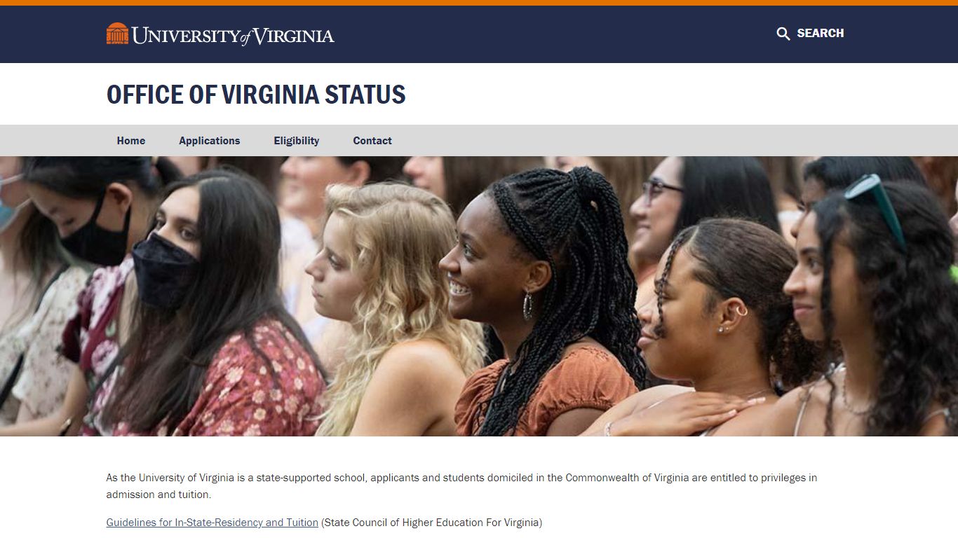 Homepage | Office of Virginia Status